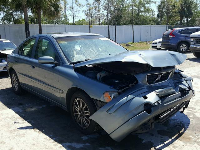 YV1RS612752438606 - 2005 VOLVO S60 TEAL photo 1