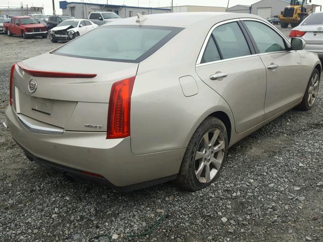 1G6AB5RX4D0154473 - 2013 CADILLAC ATS LUXURY GOLD photo 4