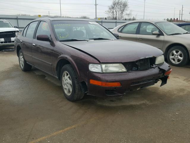 JN1CA21D1VM527717 - 1997 NISSAN MAXIMA GLE BURGUNDY photo 1