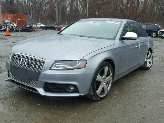 WAUMF78K29N043816 - 2009 AUDI A4 PRESTIG SILVER photo 2