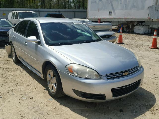 2G1WB5EK2A1253119 - 2010 CHEVROLET IMPALA LT SILVER photo 1