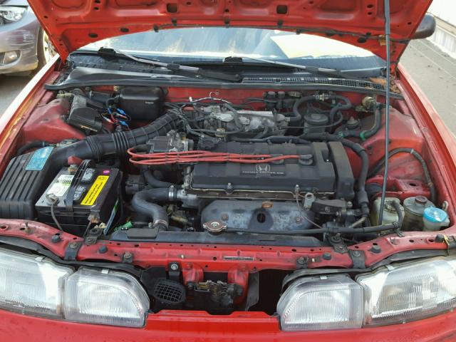 JH4DB164XLS021215 - 1990 ACURA INTEGRA RS RED photo 7