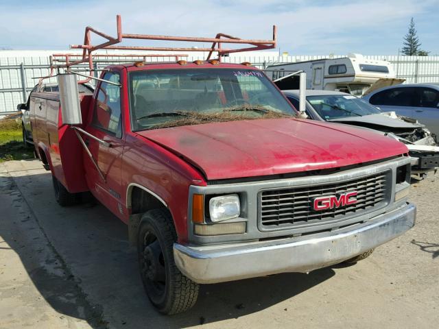 1GDJC34KXSE527540 - 1995 GMC SIERRA C35 RED photo 1