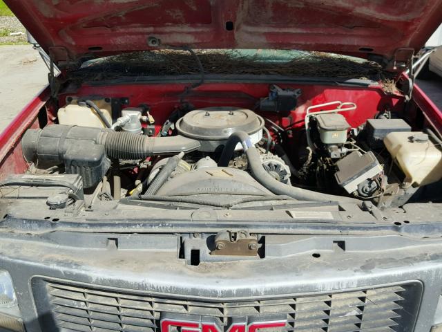 1GDJC34KXSE527540 - 1995 GMC SIERRA C35 RED photo 7