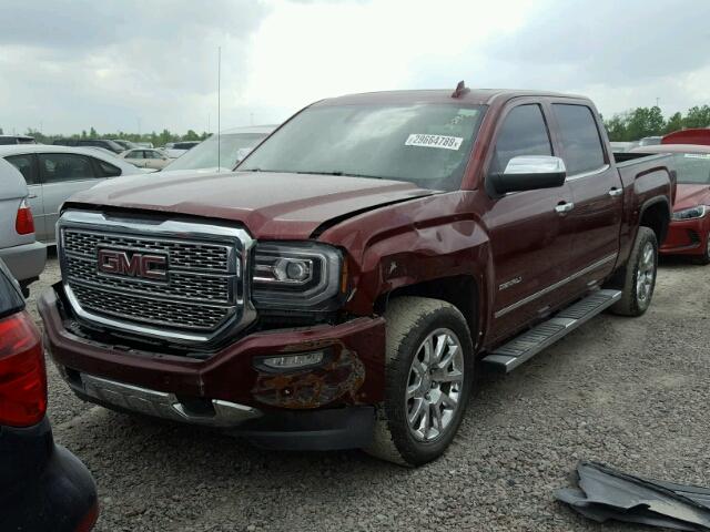 3GTU2PEJ0HG254580 - 2017 GMC SIERRA K15 MAROON photo 2