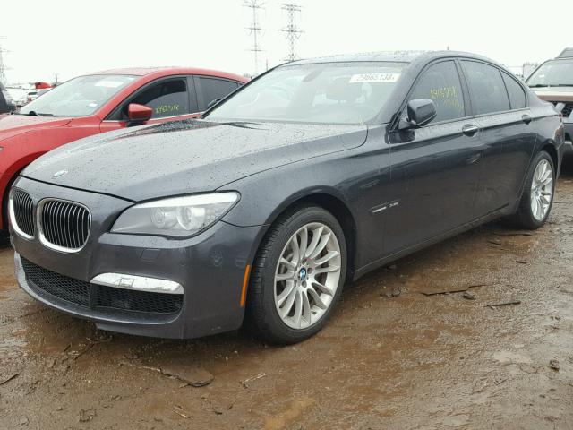 WBAKC6C5XAC393433 - 2010 BMW 750 I GRAY photo 2