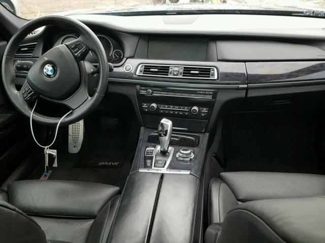 WBAKC6C5XAC393433 - 2010 BMW 750 I GRAY photo 9