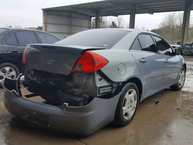 1G2ZF57B984244913 - 2008 PONTIAC G6 VALUE L GRAY photo 4