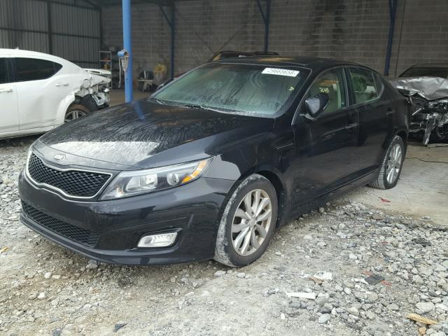 5XXGN4A75FG460796 - 2015 KIA OPTIMA EX BLACK photo 2