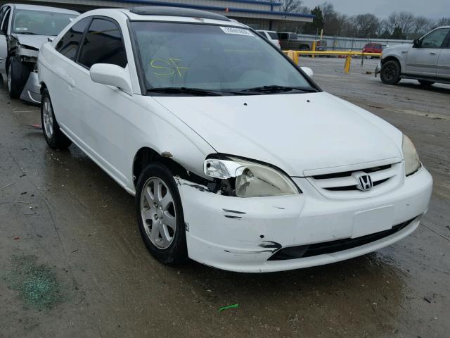 1HGEM22963L050780 - 2003 HONDA CIVIC EX WHITE photo 1