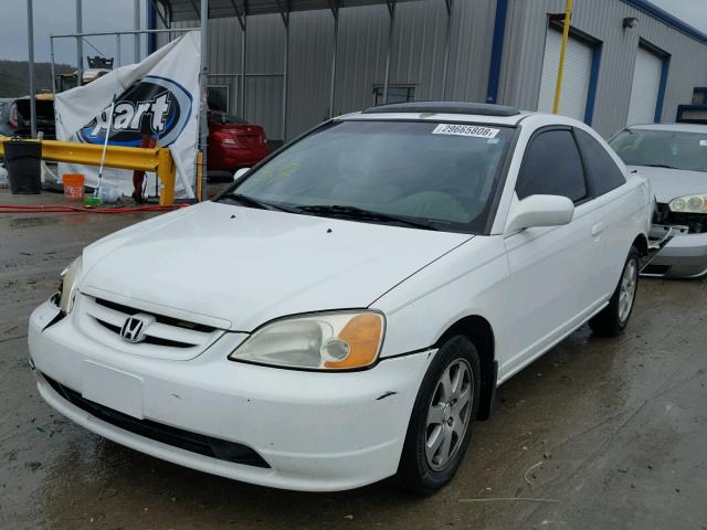1HGEM22963L050780 - 2003 HONDA CIVIC EX WHITE photo 2