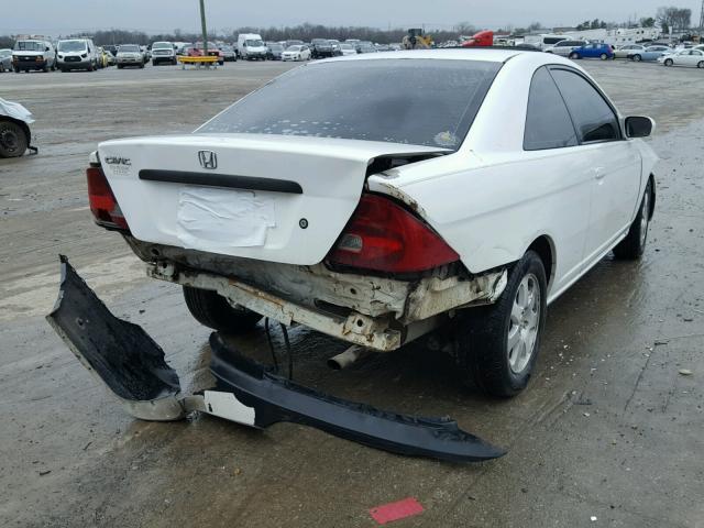 1HGEM22963L050780 - 2003 HONDA CIVIC EX WHITE photo 4