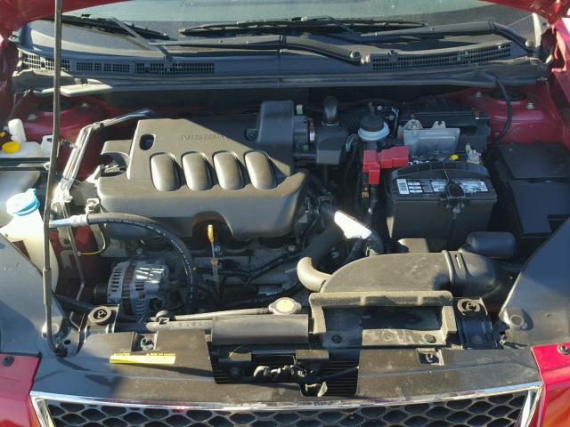 3N1AB6AP9CL772522 - 2012 NISSAN SENTRA 2.0 RED photo 7