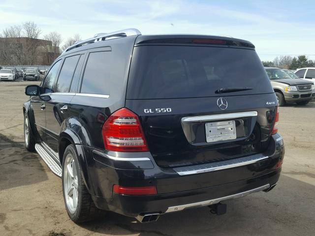 4JGBF86E38A389260 - 2008 MERCEDES-BENZ GL 550 4MA BLACK photo 3