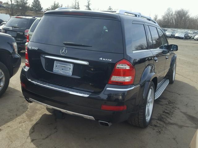 4JGBF86E38A389260 - 2008 MERCEDES-BENZ GL 550 4MA BLACK photo 4