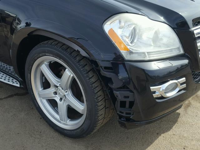 4JGBF86E38A389260 - 2008 MERCEDES-BENZ GL 550 4MA BLACK photo 9