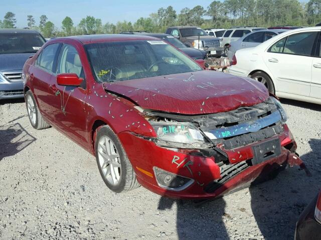 3FAHP0JA2CR231031 - 2012 FORD FUSION SEL RED photo 1