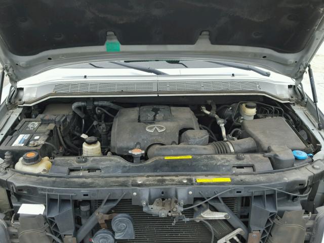 5N3AA08CX8N907839 - 2008 INFINITI QX56 SILVER photo 7