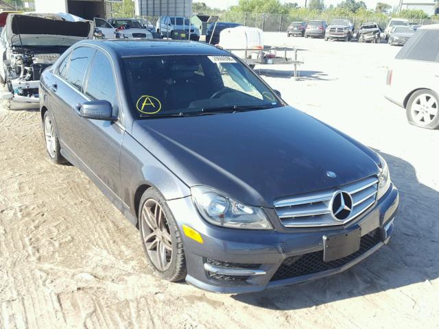 WDDGF8AB8DR251240 - 2013 MERCEDES-BENZ C 300 4MAT GRAY photo 1