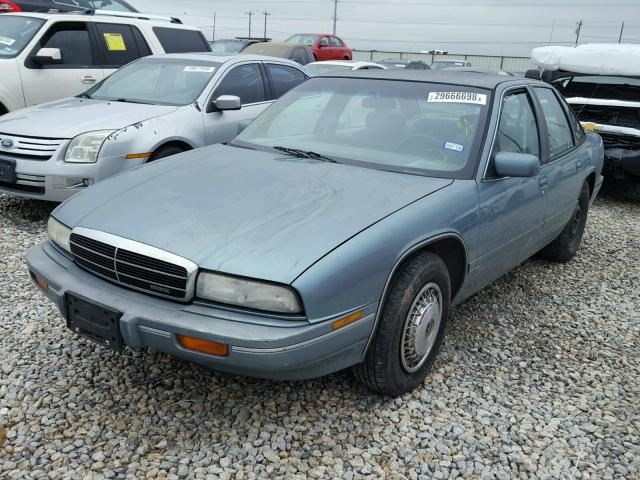 2G4WB55L4R1485602 - 1994 BUICK REGAL CUST TEAL photo 2