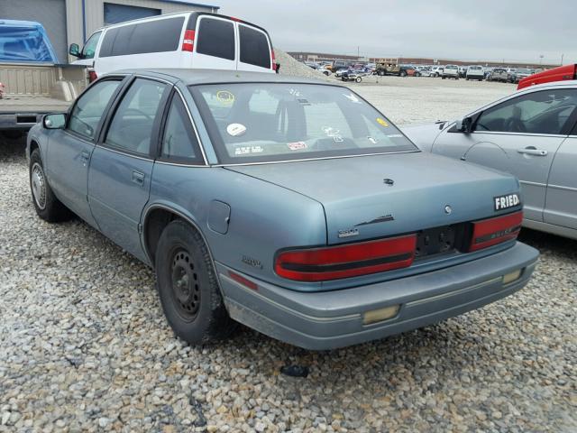 2G4WB55L4R1485602 - 1994 BUICK REGAL CUST TEAL photo 3