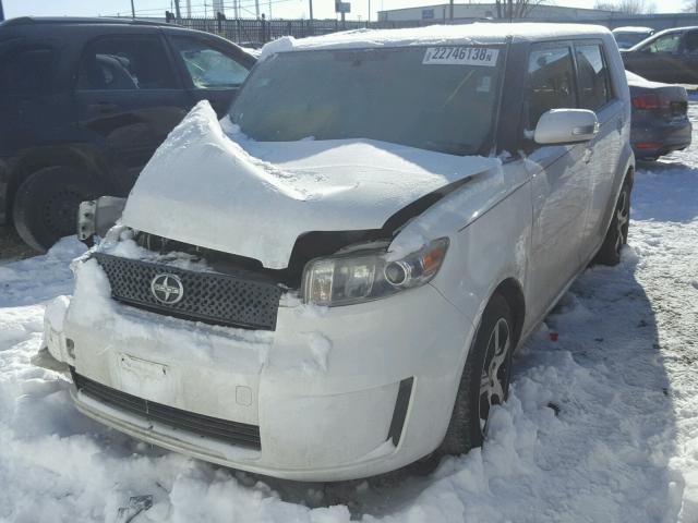 JTLKE50E381027237 - 2008 TOYOTA SCION XB თეთრი ფოტო 2