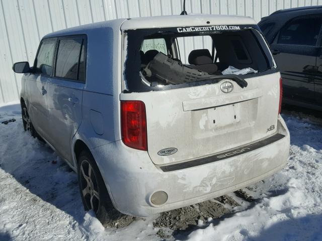 JTLKE50E381027237 - 2008 TOYOTA SCION XB თეთრი ფოტო 3