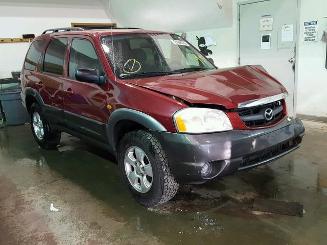 4F2YZ94134KM31796 - 2004 MAZDA TRIBUTE LX RED photo 1