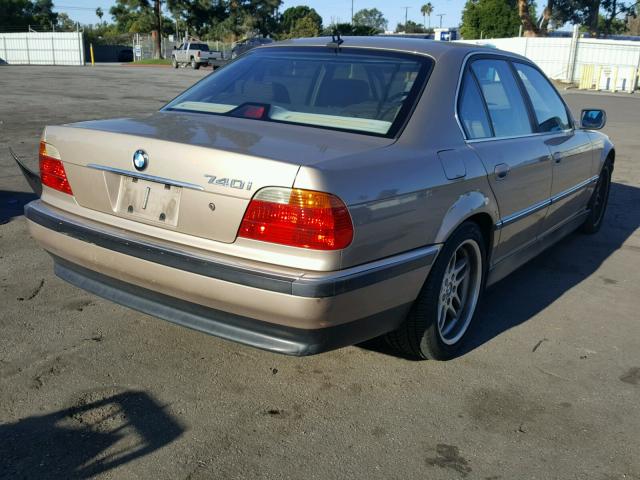 WBAGG8341YDN80464 - 2000 BMW 740 I AUTO GOLD photo 4