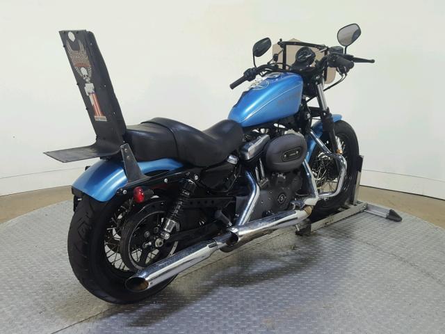 1HD1CZ315BC422592 - 2011 HARLEY-DAVIDSON XL1200 N BLUE photo 8