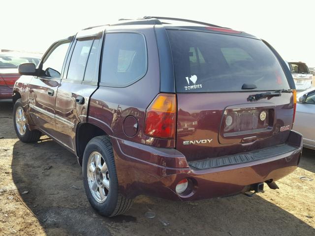 1GKDT13S862263186 - 2006 GMC ENVOY BURGUNDY photo 3