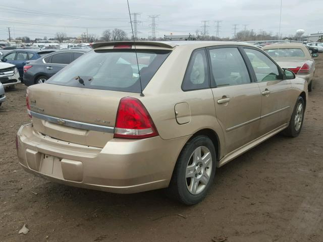 1G1ZT63866F128244 - 2006 CHEVROLET MALIBU MAX 金色 照片 4