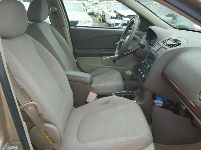 1G1ZT63866F128244 - 2006 CHEVROLET MALIBU MAX 金色 照片 5