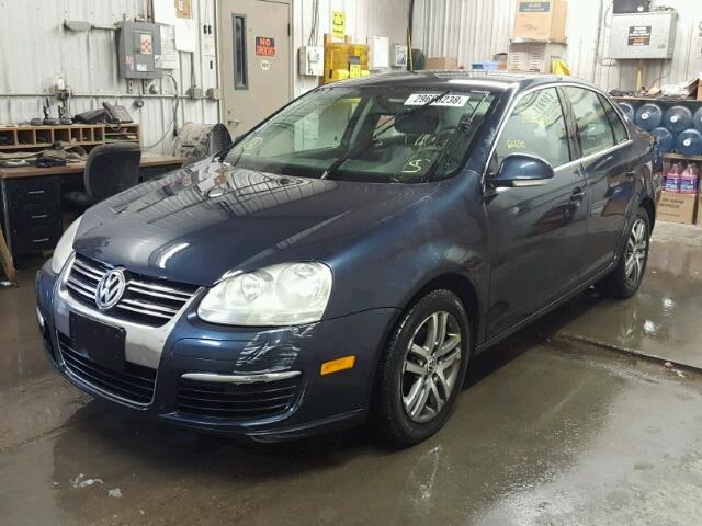 3VWRF71K06M700392 - 2006 VOLKSWAGEN JETTA 2.5 BLUE photo 2