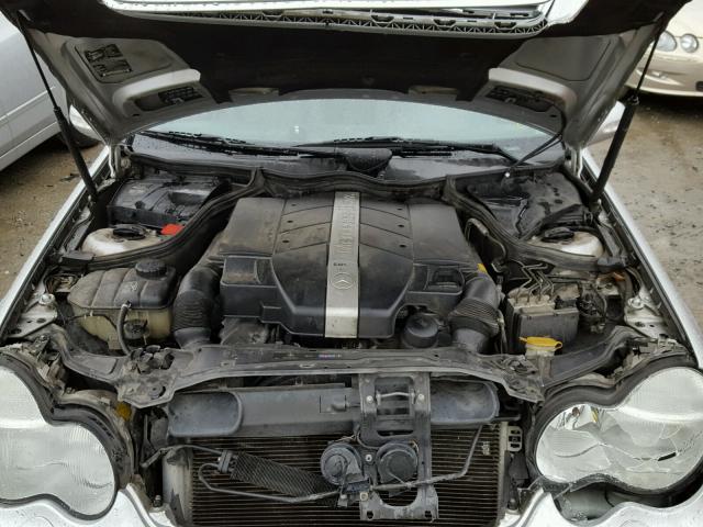 WDBRF61J32F246233 - 2002 MERCEDES-BENZ C 240 SILVER photo 7