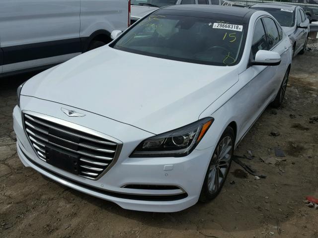 KMHGN4JE5FU035891 - 2015 HYUNDAI GENESIS 3. WHITE photo 2