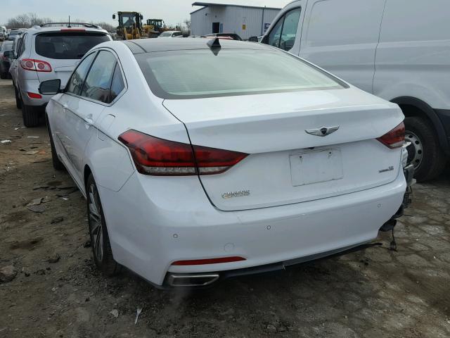 KMHGN4JE5FU035891 - 2015 HYUNDAI GENESIS 3. WHITE photo 3