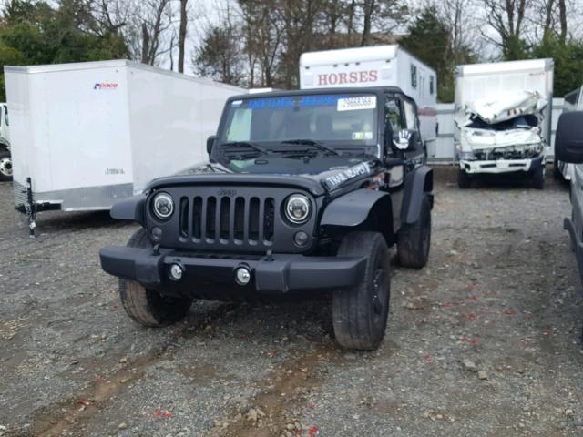 1C4AJWAG7GL325298 - 2016 JEEP WRANGLER S BLACK photo 2