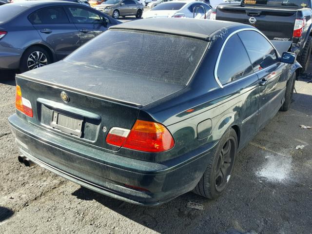 WBABN53402JU27520 - 2002 BMW 330 CI GREEN photo 4