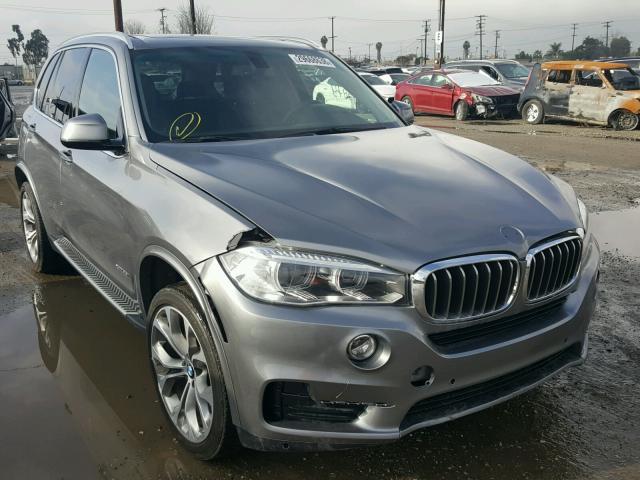 5UXKR0C58F0K53113 - 2015 BMW X5 XDRIVE3 GRAY photo 1