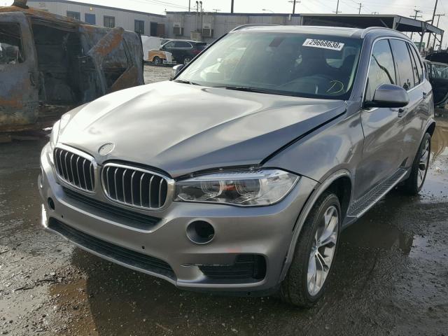 5UXKR0C58F0K53113 - 2015 BMW X5 XDRIVE3 GRAY photo 2