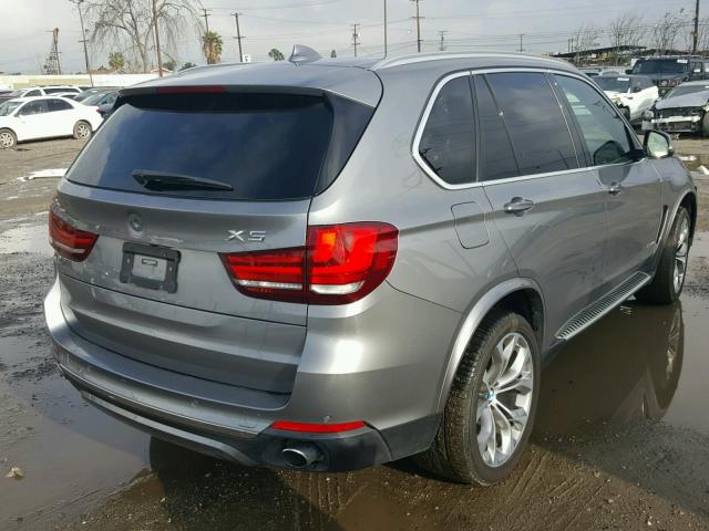 5UXKR0C58F0K53113 - 2015 BMW X5 XDRIVE3 GRAY photo 4