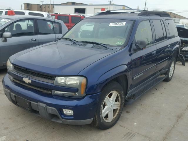 1GNES16S836212328 - 2003 CHEVROLET TRAILBLAZE BLUE photo 2