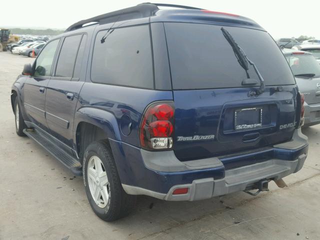 1GNES16S836212328 - 2003 CHEVROLET TRAILBLAZE BLUE photo 3