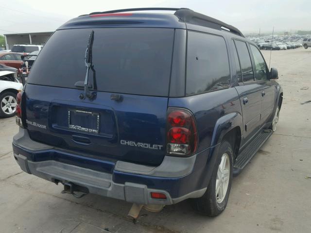 1GNES16S836212328 - 2003 CHEVROLET TRAILBLAZE BLUE photo 4