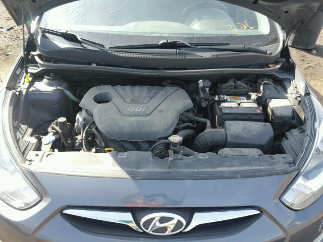 KMHCU5AEXCU006146 - 2012 HYUNDAI ACCENT GLS GRAY photo 7