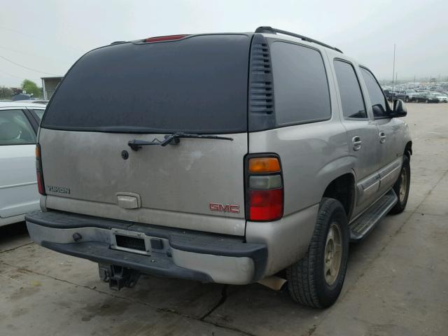 1GKEC13T85J146242 - 2005 GMC YUKON TAN photo 4