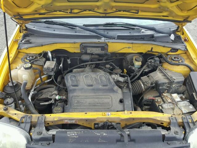 1FMYU93183KA91068 - 2003 FORD ESCAPE XLT YELLOW photo 7