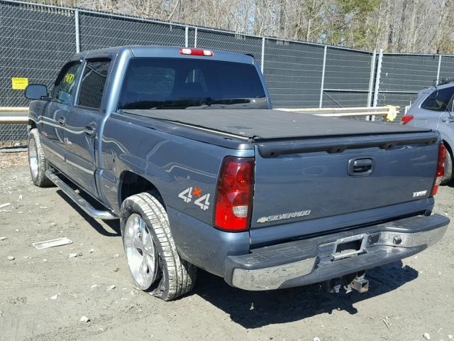 2GCEK13N161299458 - 2006 CHEVROLET SILVERADO BLUE photo 3