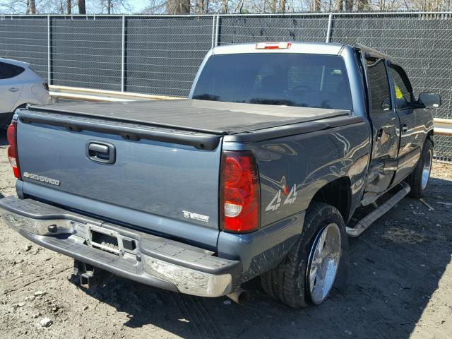 2GCEK13N161299458 - 2006 CHEVROLET SILVERADO BLUE photo 4